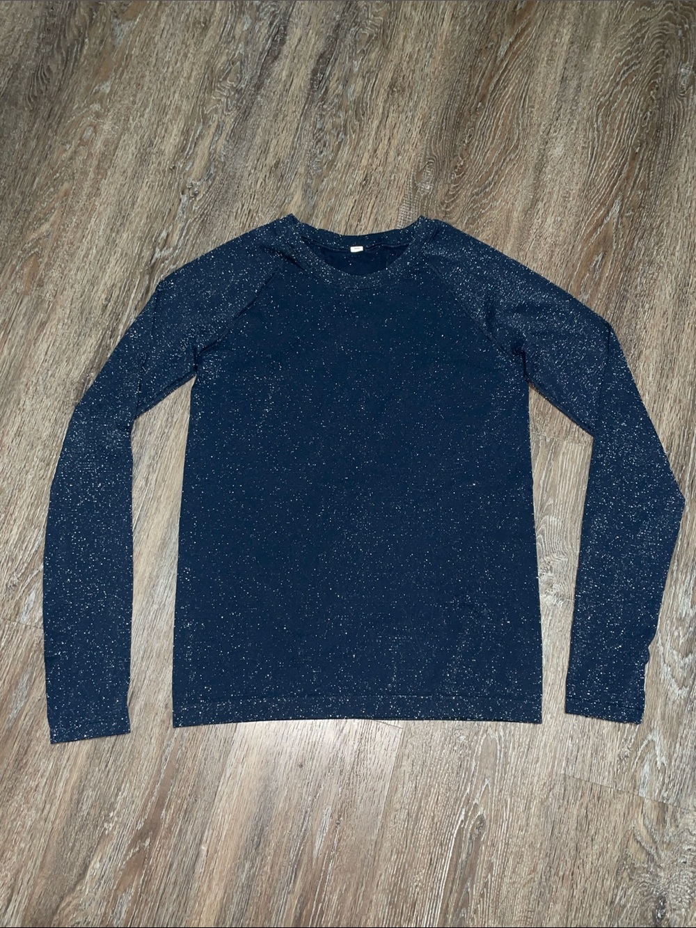 EUC Athleta Momentum Shimmer Long Sleeve Top. Size S